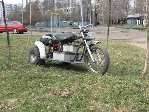 Электротрайк Валерия Васильевича (вид спереди)